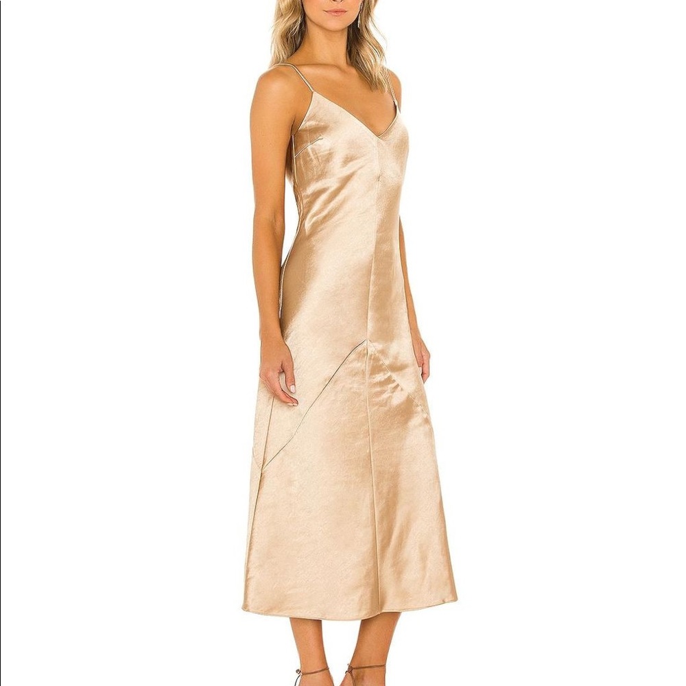 NWOT Line & Dot Dolly Satin Dress from Revolve